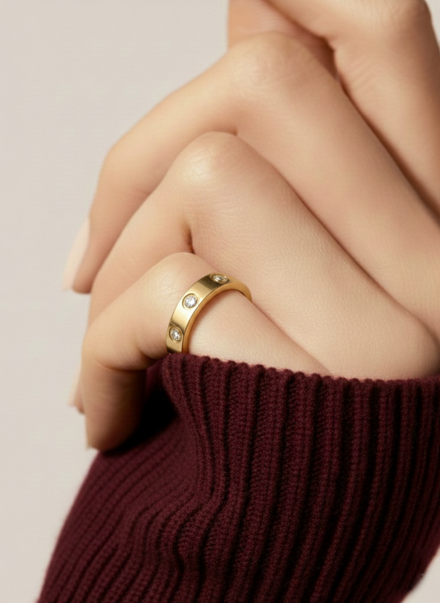 Stainless Steel Cartier Ring